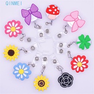 QINMEI ID Badge Holder Work Card Durable Name Card Holder Badge Holder Clip Name Tag Holder ID Card 