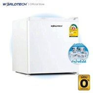 Worldtech ตู้เย็นมินิบาร์ 1.7 คิว รุ่น WT-MB48 ตู้เย็นขนาดเล็ก Mini Bar 46L ตู้เย็น ทำน้ำแข็งได้ ประหยัดไฟเบอร์ 5 (ผ่อนชำระ 0%) White