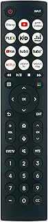 AULCMEET ERF2C36H Replacement Voice Remote Control Compatible with Hisense 4K OLED Smart TV 43A6KV 6