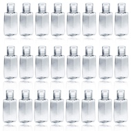 30 Pack Portable Travel Bottle, Empty Clear Travel Refillable Flip-Top Bottles for Travel Outdoor Ca