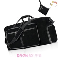 SNOWNY1FU Gym Bag, Foldable 65L Travel Bag, Durable Waterproof Expandable Thicken Bottom Duffle Bag 