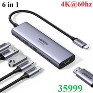 High-end Ugreen 35999 6 in 1 USB Type-C to HDMI 60hz/USB-A/USB-C/PD expansion hub