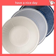 Minoru Pottery Mino Ware Albee 220 Plate Set (Gray, Navy, Beige)
