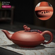 Yixing กาน้ำชาดินเผาจากโบราณ Xishi หม้อดินจือกึ่งควบคุมเองความจุมากถ้วยชาเซรามิคทำ Potcaohuatang2เดี