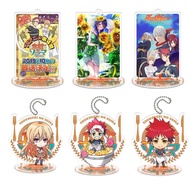 Standee anime Chef King Soma Shokugeki no Soma mica model Yukihira Soma Megumi Takumi keychain study