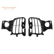 1Pair Car LH+RH Bumper Trim Replacement Parts for Porsche Cayenne 2011-2017 Front Bumper Grille 9585