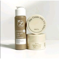 ZELUXE SUPREME GLOW CONTENTS 3 PCS NEW PACKAGE BRIGHTENING
