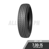 Truck Tires 700-15 (12ply) Rib - China Brand with Tube & Flap 700x15 TT B2