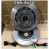 Toyota Vellfire ANH20 330mm Rear Oversize Brake Disc Rotor with Extend Bracket