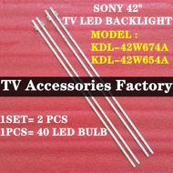 KDL-42W674A KDL-42W654A SONY 42" TV LED BACKLIGHT KDL42W674A KDL42W654A KDL42W674 KDL42W654 42W674 4