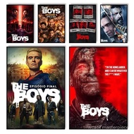 7H5Y The Boys Classic movies Poster HD Self Adhesive Waterproof Wall Art Ideal for Home Office Dorm 
