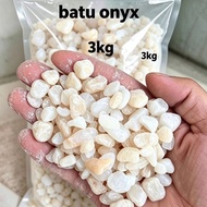 3kg onyx stone/ white gravel stone white brush stone decorative stone aquarium stone