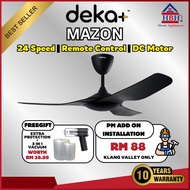 【deka+ MAZON 46/56】Deka Ceiling Fan 46/56" Remote Control / Kipas Siling Kawalan Jauh / Silent Motor