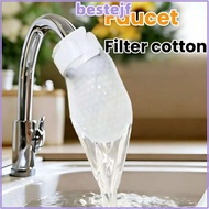 BESTEMY 10/50Pcs Faucet Filter, Universal with T-strap Faucet Filter Cotton, Thickened Anti-splash T