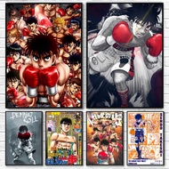 1PC Japan Cartoon Anime Hajime No Ippo Poster Self-adhesive Art Waterproof Paper Sticker Coffee Hous