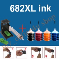 Compatible HP 682XL ink HP682 black HP 682 ink HP682XL ink HP 682 XL refillable ink for HP 30ml refi