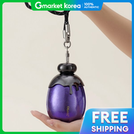 Titanium Egg Oball Tumbler 350ml Purple Stainless Steel Mini Straw Carryall Insulated Portable