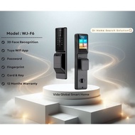Vida Global WJ-F6 Smart Lock ,3D Face Recognition Smart Lock, Wooden Door Smart Lock,Digital Lock