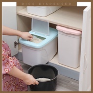 Bekas Beras Tupperware Beras Rice Storage Box Airtight Rice Container With Flip-Top Lids
