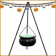 Halloween Cauldron Tripod Halloween Cauldron Decorations with Lights Vintage Pot Decorations for Hau