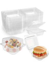 10入組漢堡,三明治,水果沙拉和甜點包裝盒套裝,新鮮產品儲存容器