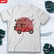 T-SHIRT TOYOTA Landcruiser FJ70 FJ40 OFFROAD Land Cruiser RED TSHIRT DISTRO CLOTHES