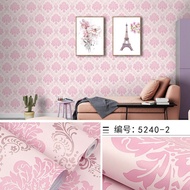 Pink Batik Wall Wallpaper 8m to 9m x 45cm