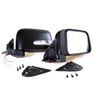 กระจกมองข้างรถยนต์ กระจกติดรถยนต์ บิ๊กเอ็ม ฟรอนเทียร์ ปี 1997 - 2004 พับมือ สีดำ มีไฟเลี้ยว 1 คู่ (