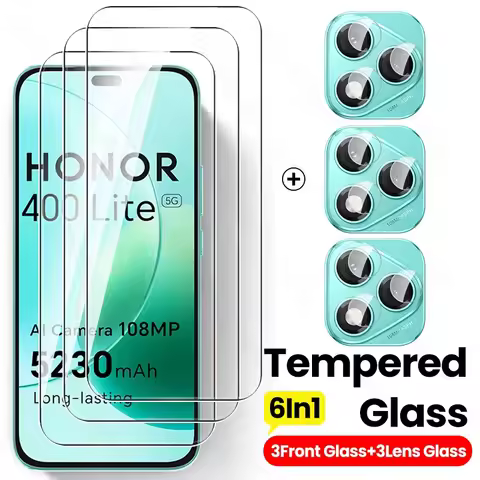 For Honor 400 Lite 5G Glass 6To1 Protective Glass Honor400Lite Camera Lens Screen Protectors Honer H