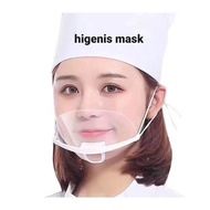 Face shield mouth mask hygienic mouth cover mask