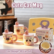 coffee cup cute mug gift ceramic mug aesthetic mug for women birthday cat mug cute tumbler cute mug