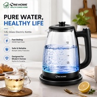 ONEHOME Electric Kettle Fast Boiling Electric Glass Kettle 1.8L Electric Automatic Cut Off Jug Kettl
