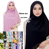 Tudung sarung terus KHIMAR SARA BUTTERFLY