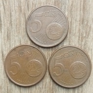 5 cent euro 2002 Jerman 3 keping koin