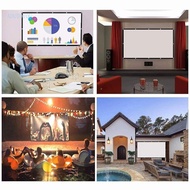 【3C】 150inch 16 9 Projector Screen Projection Movies Screen for Home Theater Indoor Support Double S