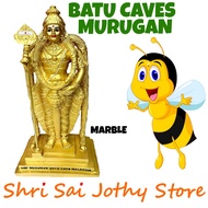 Gold Color Batu Caves Murugan MARBLE Statue Kartikeya bala Skanda Kumara Subrahmanya - Shri Sai Jothy Store