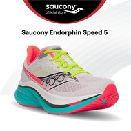 Saucony Endorphin Speed 5 Road Running Speed Shoe Mens - White/Mutant S21007-97