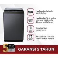 (bestseller) mesin cuci polytron 1 tabung zeromatic hijab 9 kg paw