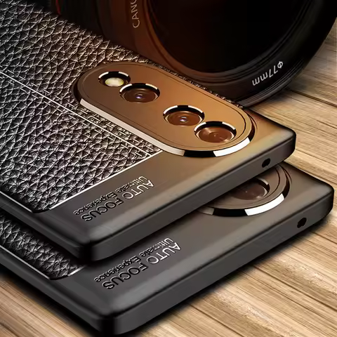 For Honor 70 Case For Honor 70 60 50 Cover Shockproof TPU Soft Leather Style Protective Phone Shell 