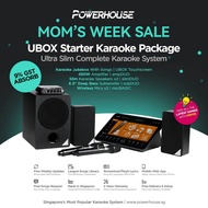 [SG] Powerhouse Slim Starter Home Karaoke System with Touchscreen Jukebox KTV System Karaoke Box