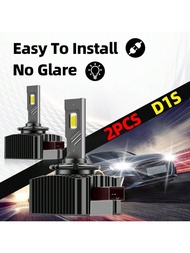 2 bóng đèn pha LED 30000LM D1S D3S 35W D2S D2R D4S D4R D5S D8S, bóng đèn LED Canbus tự động cho đèn 