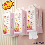 【China Top 1】Lampure 4-ply Thickened Virgin Wood Pulp Children's Tissue Paper Paper Soft And Skin Friendly Tissue Facial Tissues