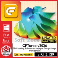 CFTurbo v2026 R1.2.129 - 3D Modeling Software to Help you Design Pumps from Scratch | Windows - SOFT