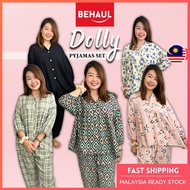 BEHAUL Dolly Pyjamas Set Women Sleepwear Women Pyjamas Women Baju Tidur Wanita Baju Tido Perempuan