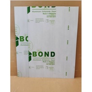 Aluminium Composite Panel / ACP 3MM White / Silver / RED / YELLOW / BLUE 45cm x 166cm READY STOK
