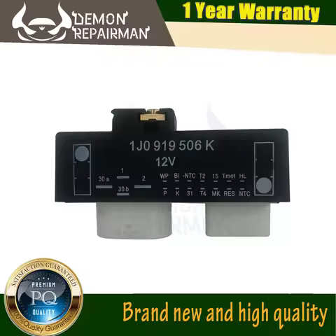 Relay Radiator Fan Control 1J0919506K 1J0919506Q 1J0919506P For SEAT AROSA 1.4L LEON 1.8L SKODA OCTA