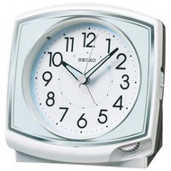 Seiko clock alarm clock in dark brown wood pattern 115×116×81mm KR516B