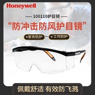 AT-🌞Honeywell（Honeywell）100110 GogglesS200ASeries Black Transparent Lens Men's and Women's against Wind and Sand Anti-Fo
