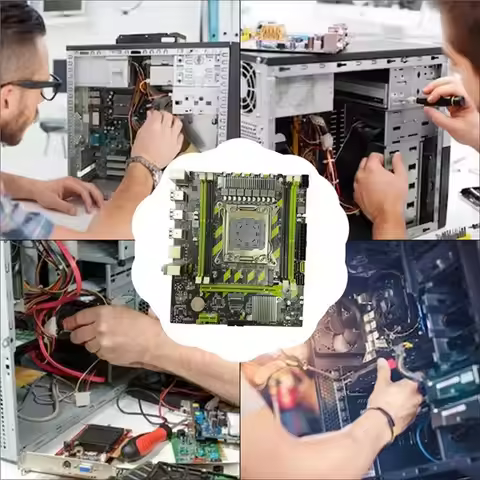 Optimal X79G DDR3 LGA2011 Gaming Motherboard 4X DDR3, RECC, M. 2 NVME, PCI-E X16, SATA3.0, X79 Deskt