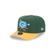 New Era หมวกรุ่น Green Bay Packers Nfl Cartoon Green 9Fifty A-Frame Cap